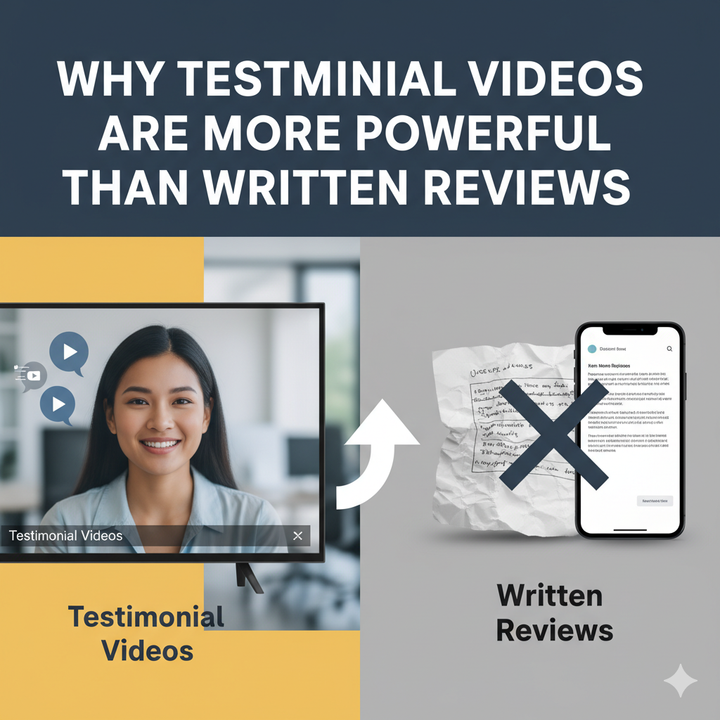 Why Testimonial Videos Are More Powerful Than Written Reviews